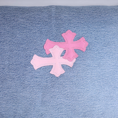 PINK CROSS PATCH 501 LEVI'S DENIM
