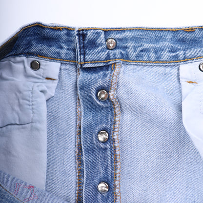 PINK CROSS PATCH 501 LEVI'S DENIM