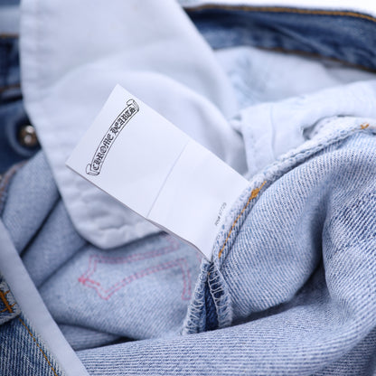 PINK CROSS PATCH 501 LEVI'S DENIM