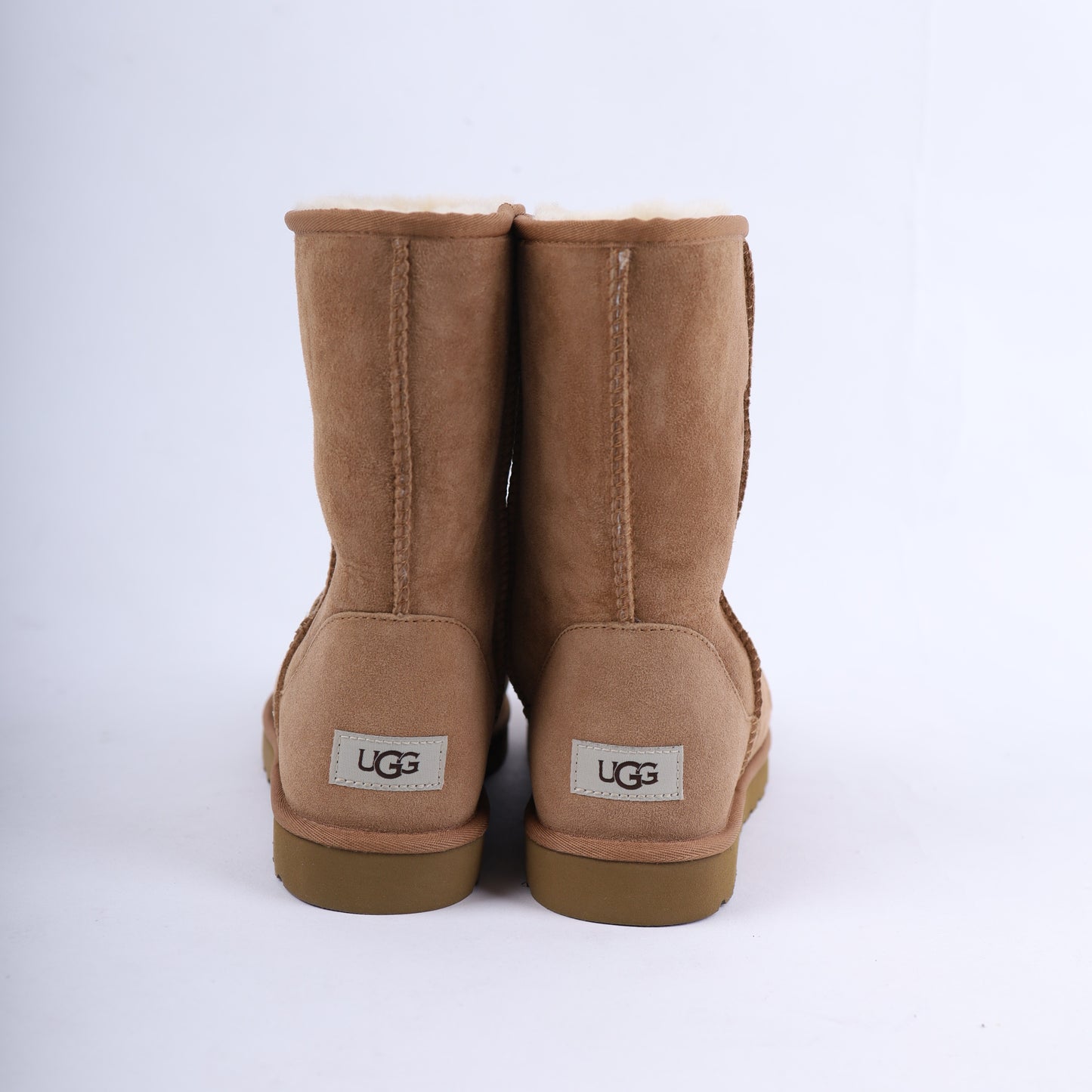 BROWN UGGS RHODIUM PLATED