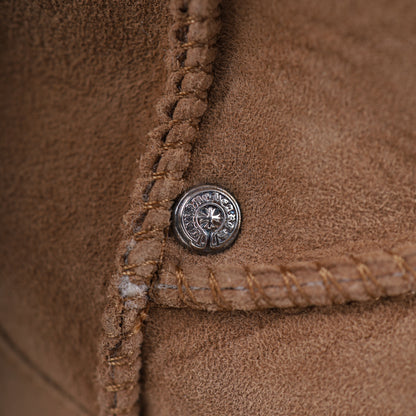 BROWN UGGS RHODIUM PLATED