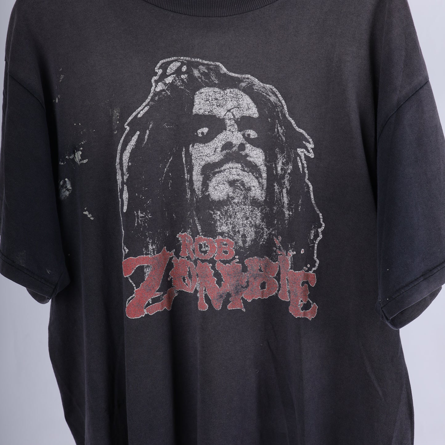 VINTAGE ROB ZOMBIE HELLBILLY DELUXE THRASHED FADED BAND T-SHIRT