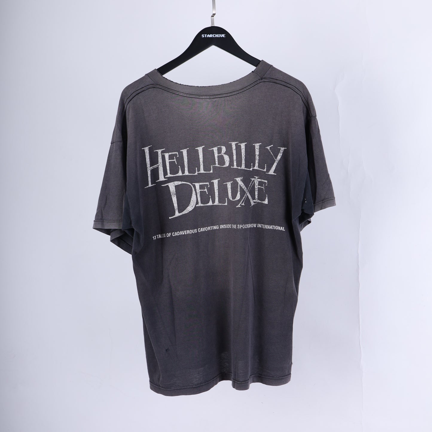 VINTAGE ROB ZOMBIE HELLBILLY DELUXE THRASHED FADED BAND T-SHIRT