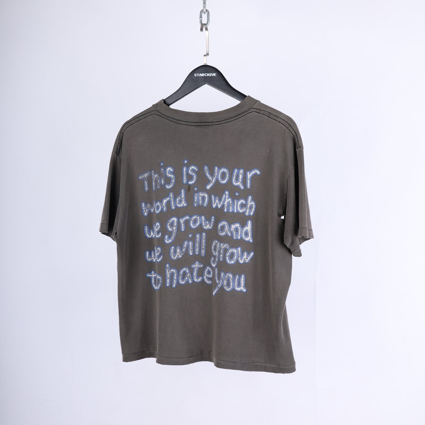 VINTAGE MARILYN MANSON THRASHED FADED T-SHIRT