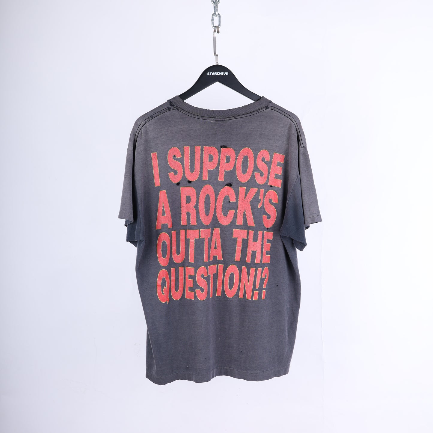 VINTAGE DEF LEAPOARD THRASHED FADED T-SHIRT