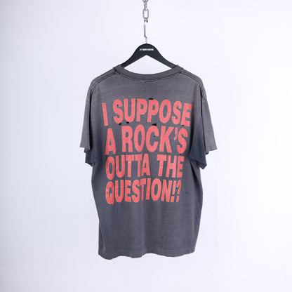 VINTAGE DEF LEAPOARD THRASHED FADED T-SHIRT