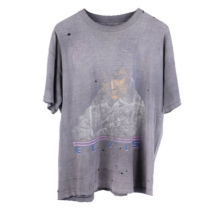 VINTAGE ELVIS FADED THRASHED T-SHIRT