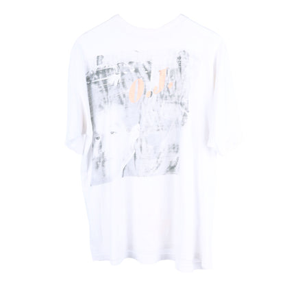 VINTAGE WHITE FADED OJ T-SHIRT