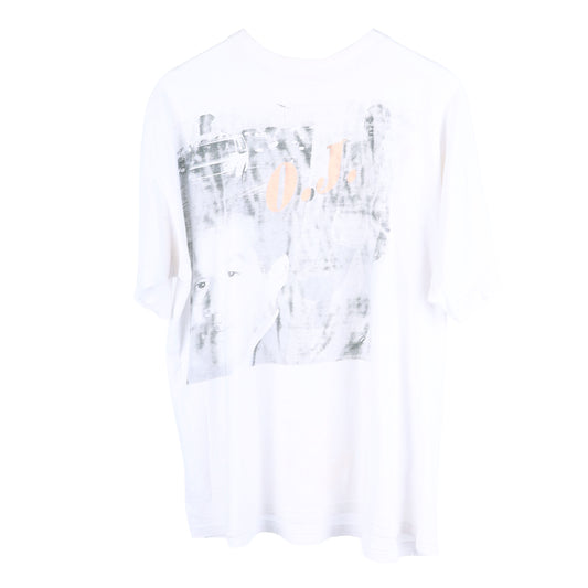 VINTAGE WHITE FADED OJ T-SHIRT