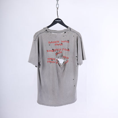 VINTAGE MOON CYCLES THRASHED T-SHIRT