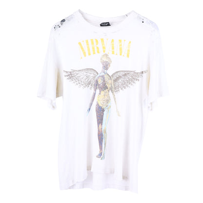 VINTAGE NIRVANA IN UTERO THRASHED GRAIL T-SHIRT
