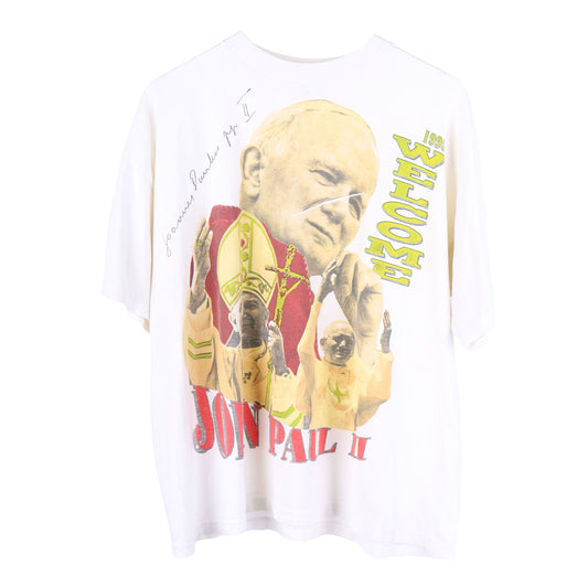 VINTAGE POPE RAP TEE T-SHIRT