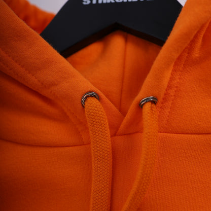 CHROME HEARTS ORANGE MIAMI MUSIC WEEK EXCLUSIVE HORSESHOE HOODIE