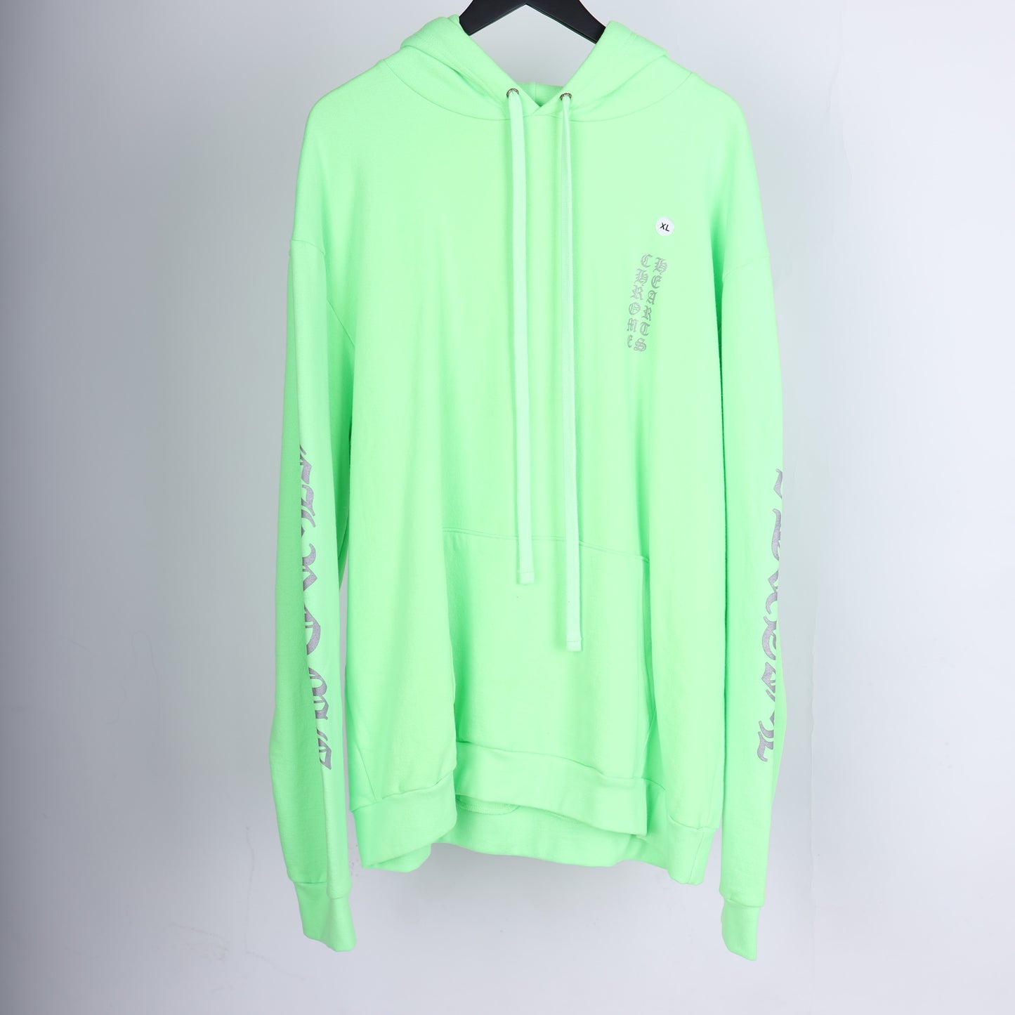 Chrome Hearts Ultra Miami Music Week Neon Green Floral Hoodie