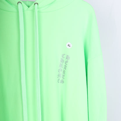 Chrome Hearts Ultra Miami Music Week Neon Green Floral Hoodie