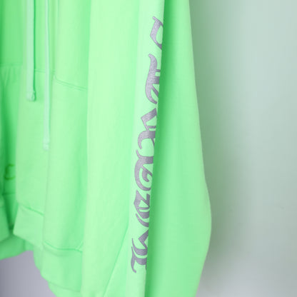 Chrome Hearts Ultra Miami Music Week Neon Green Floral Hoodie