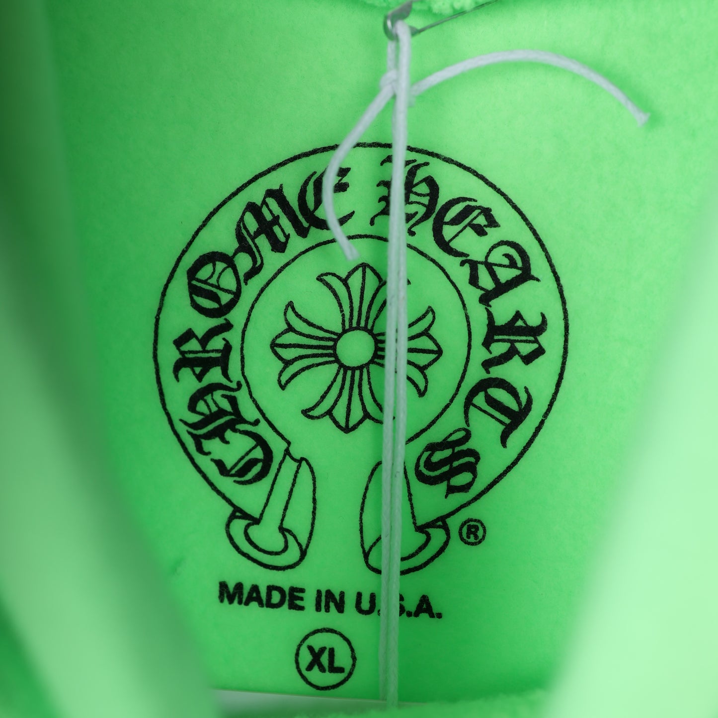 Chrome Hearts Ultra Miami Music Week Neon Green Floral Hoodie