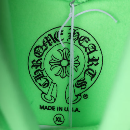 Chrome Hearts Ultra Miami Music Week Neon Green Floral Hoodie