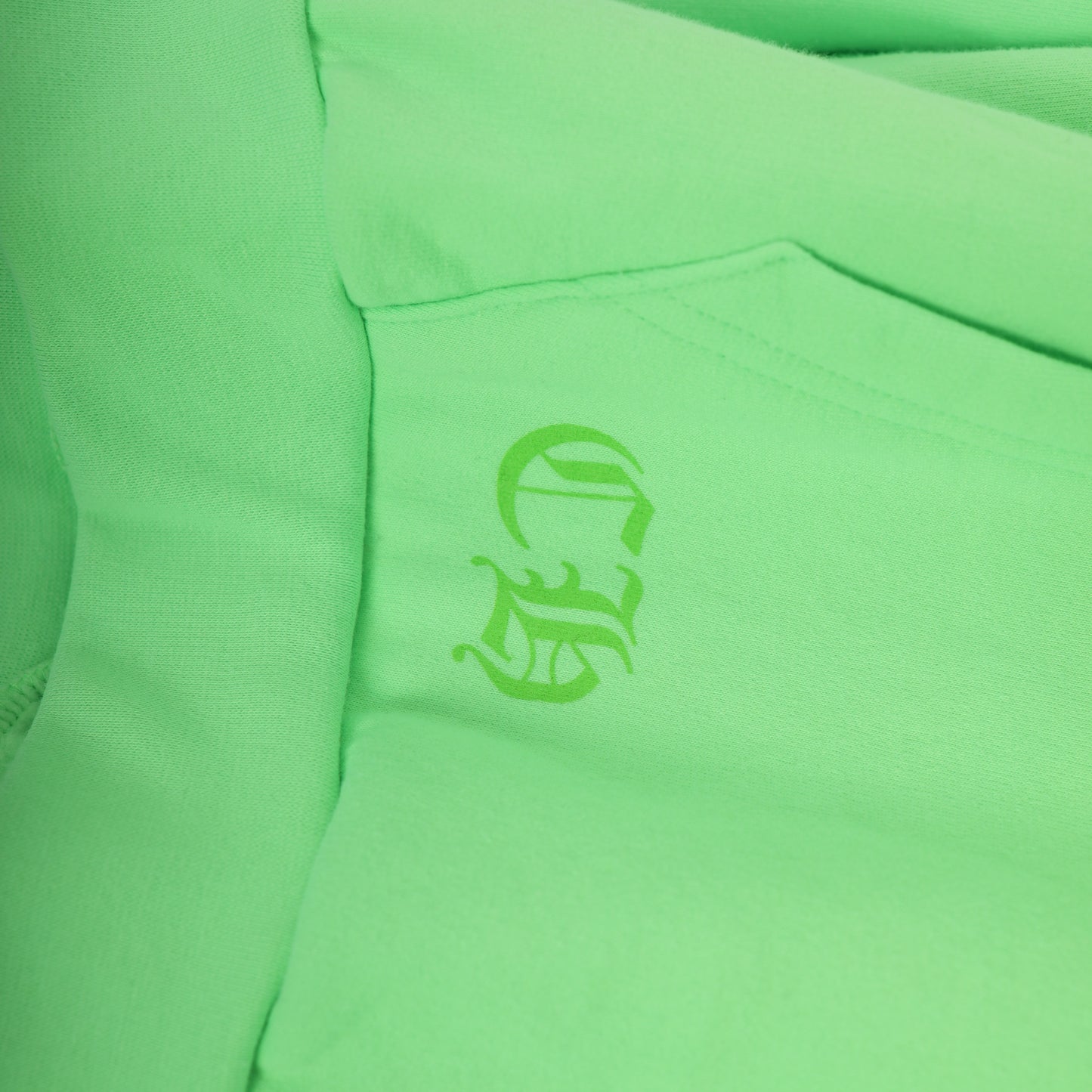 Chrome Hearts Ultra Miami Music Week Neon Green Floral Hoodie