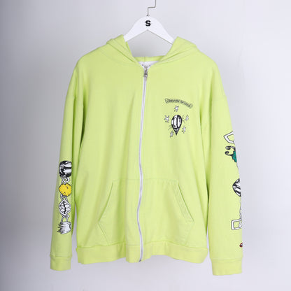 CHROME HEARTS X MATTY BOY LINK SLIME GREEN HOODIE