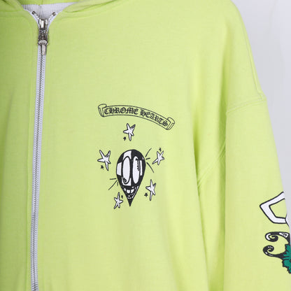 CHROME HEARTS X MATTY BOY LINK SLIME GREEN HOODIE