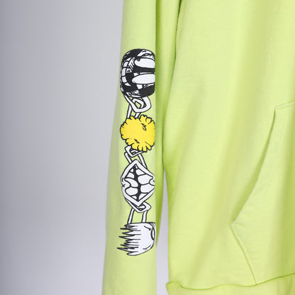 CHROME HEARTS X MATTY BOY LINK SLIME GREEN HOODIE