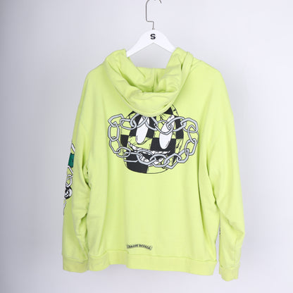 CHROME HEARTS X MATTY BOY LINK SLIME GREEN HOODIE