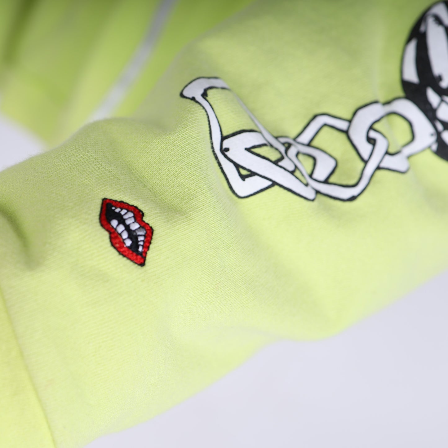 CHROME HEARTS X MATTY BOY LINK SLIME GREEN HOODIE