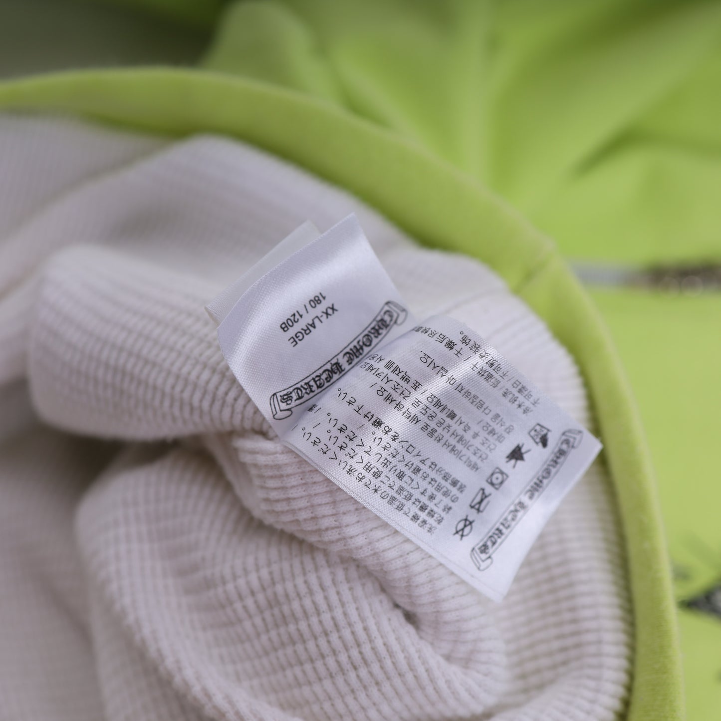 CHROME HEARTS X MATTY BOY LINK SLIME GREEN HOODIE