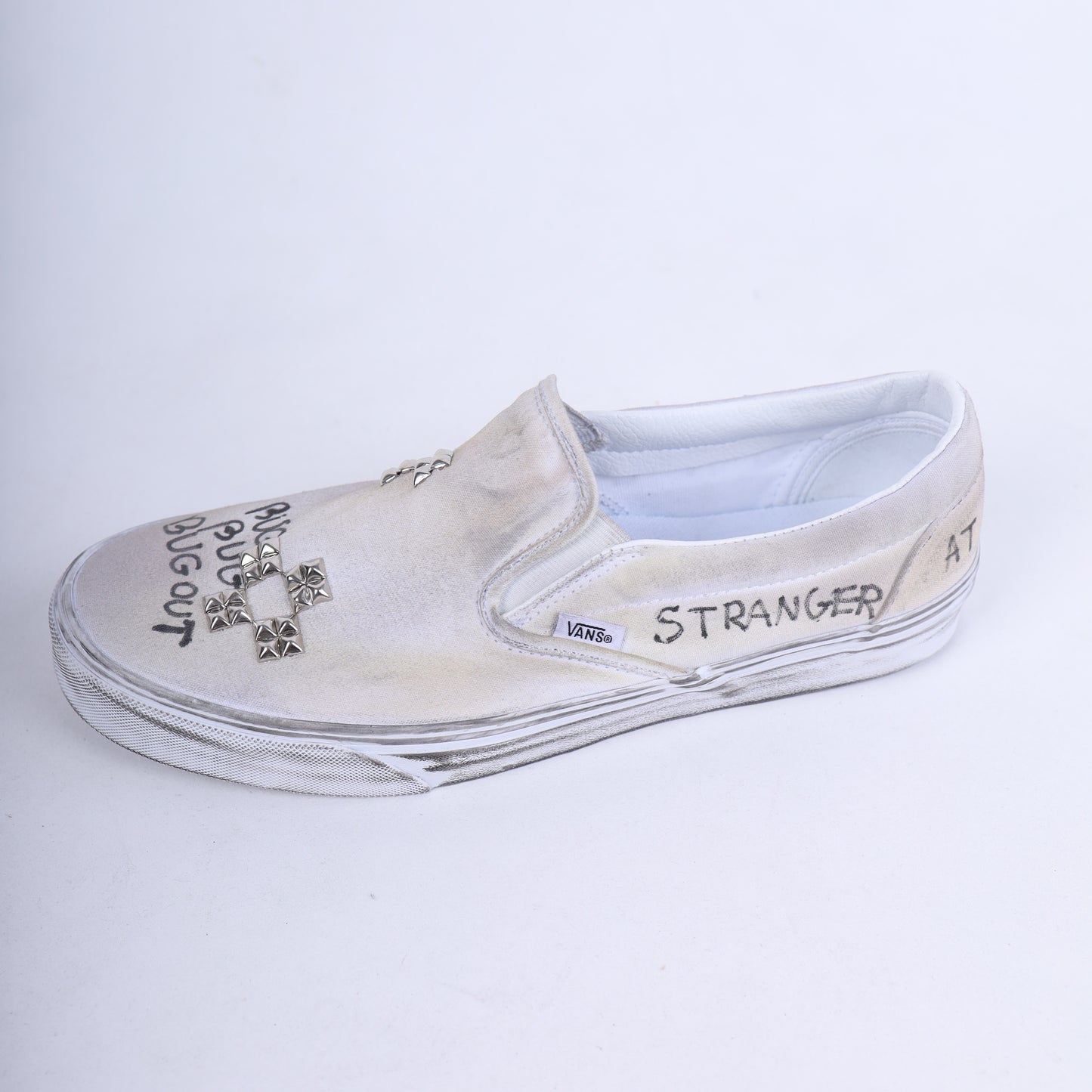 PALY 1/1 HAND DRAWN VANS SLIP ONS
