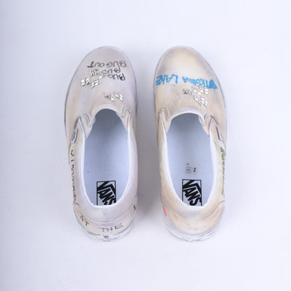 PALY 1/1 HAND DRAWN VANS SLIP ONS