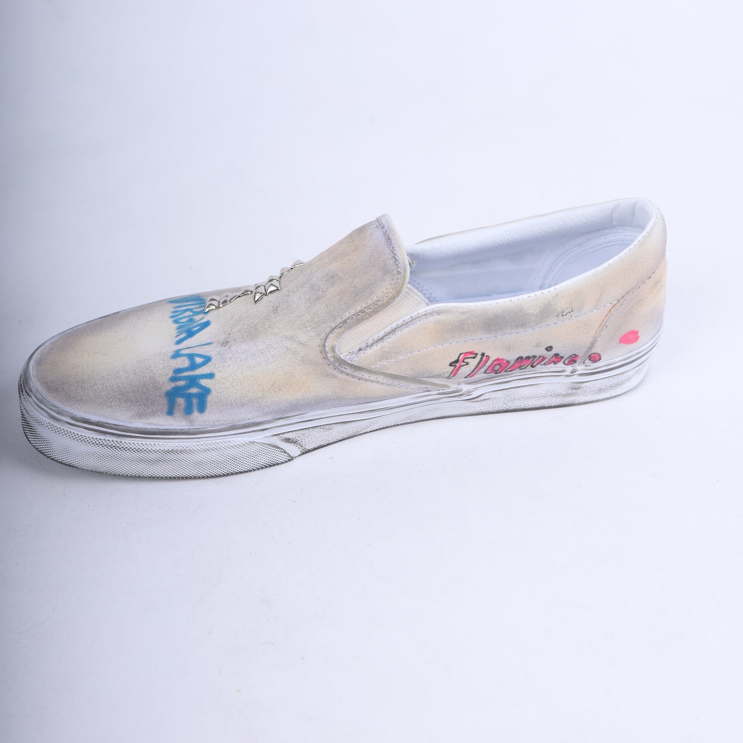 PALY 1/1 HAND DRAWN VANS SLIP ONS