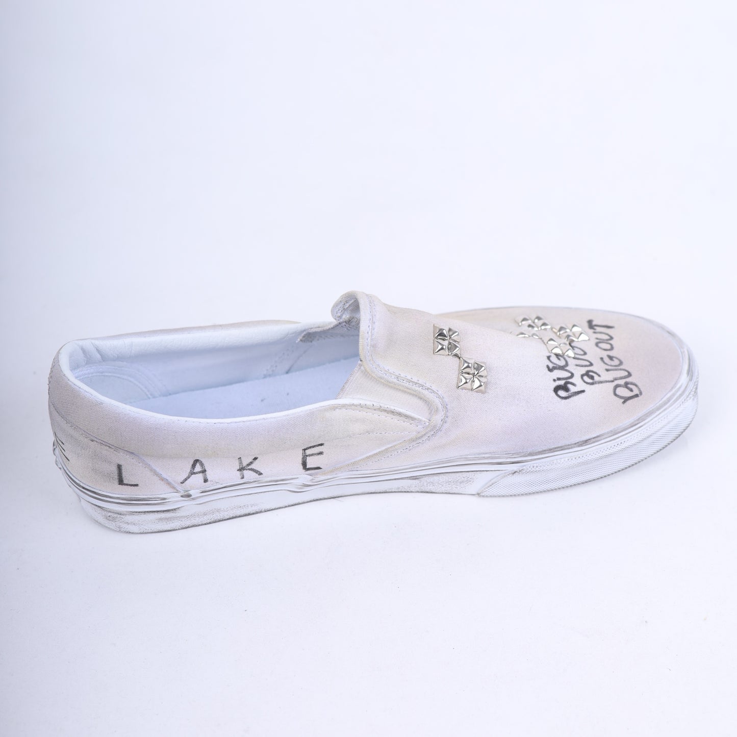 PALY 1/1 HAND DRAWN VANS SLIP ONS