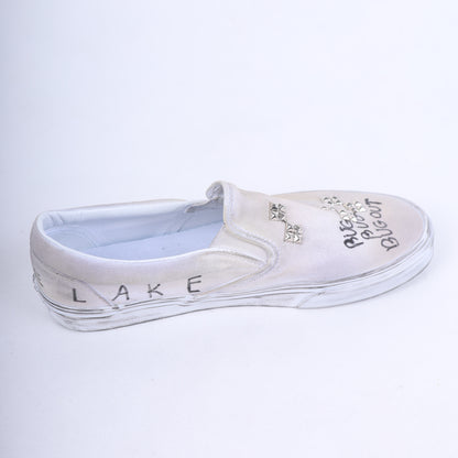 PALY 1/1 HAND DRAWN VANS SLIP ONS
