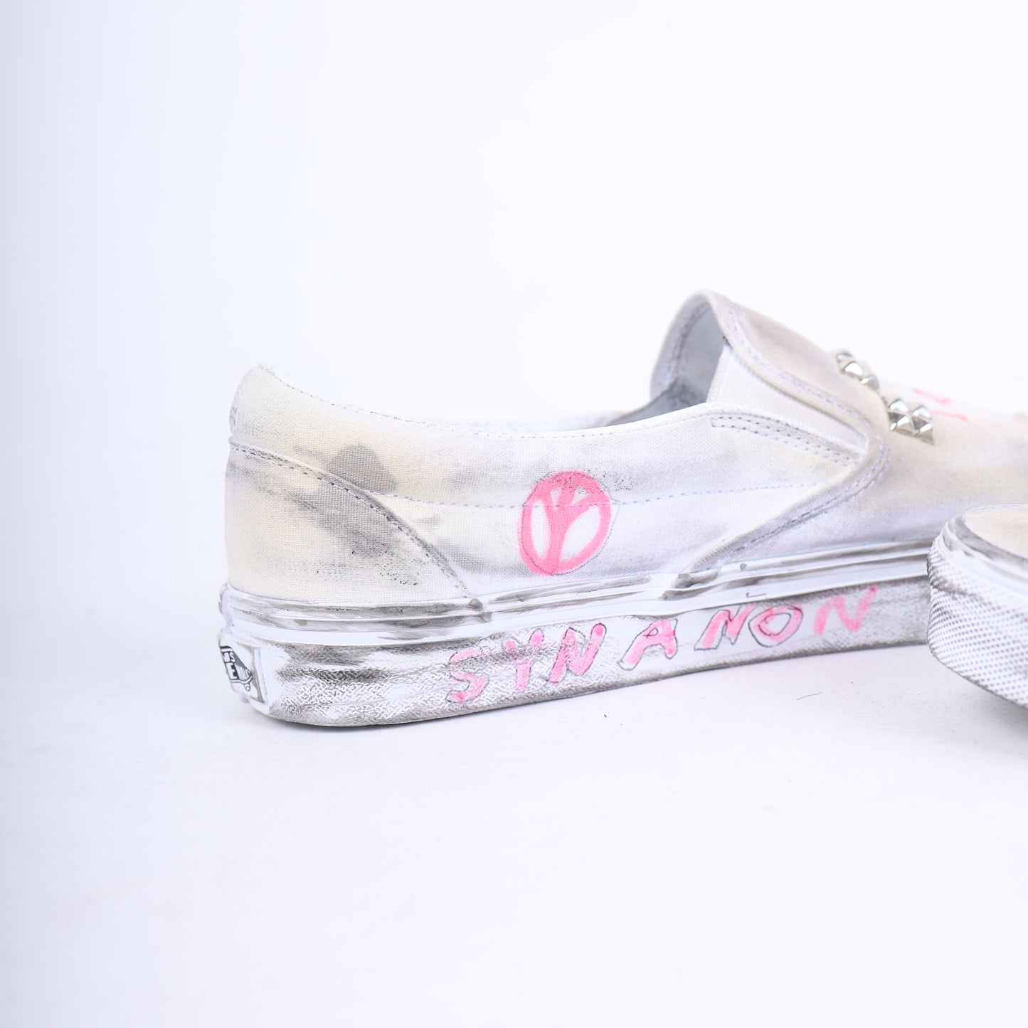 PALY 1/1 HAND DRAWN VANS SLIP ONS