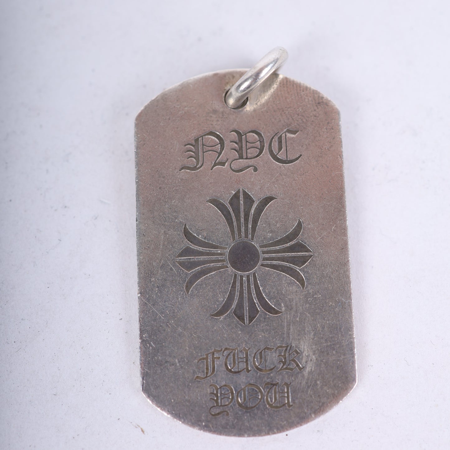 NYC FUCK YOU DOG TAG