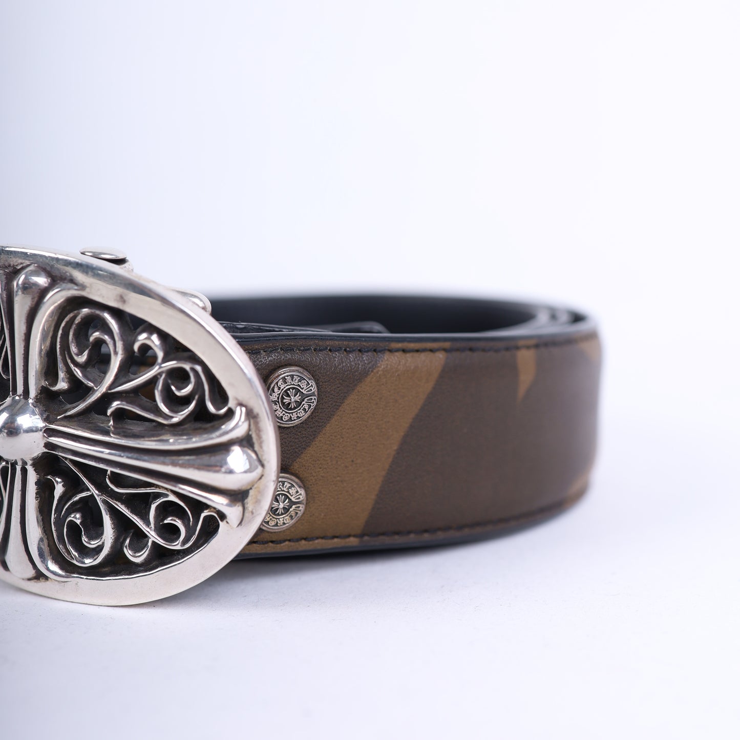 Chrome Hearts Oval Cross Camo Belt