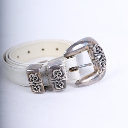 CHROME HEARTS SMALL 1 INCH 4-PIECE WESTERN BELT