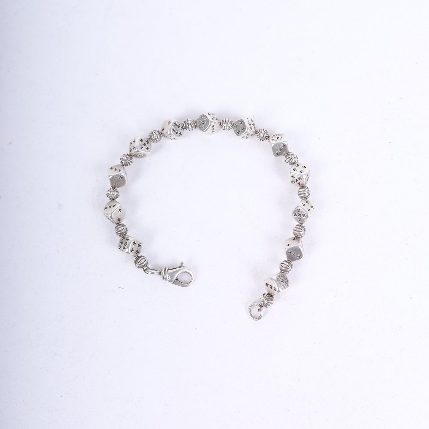 CHROME HEARTS DICE BRACELET 12 LINK