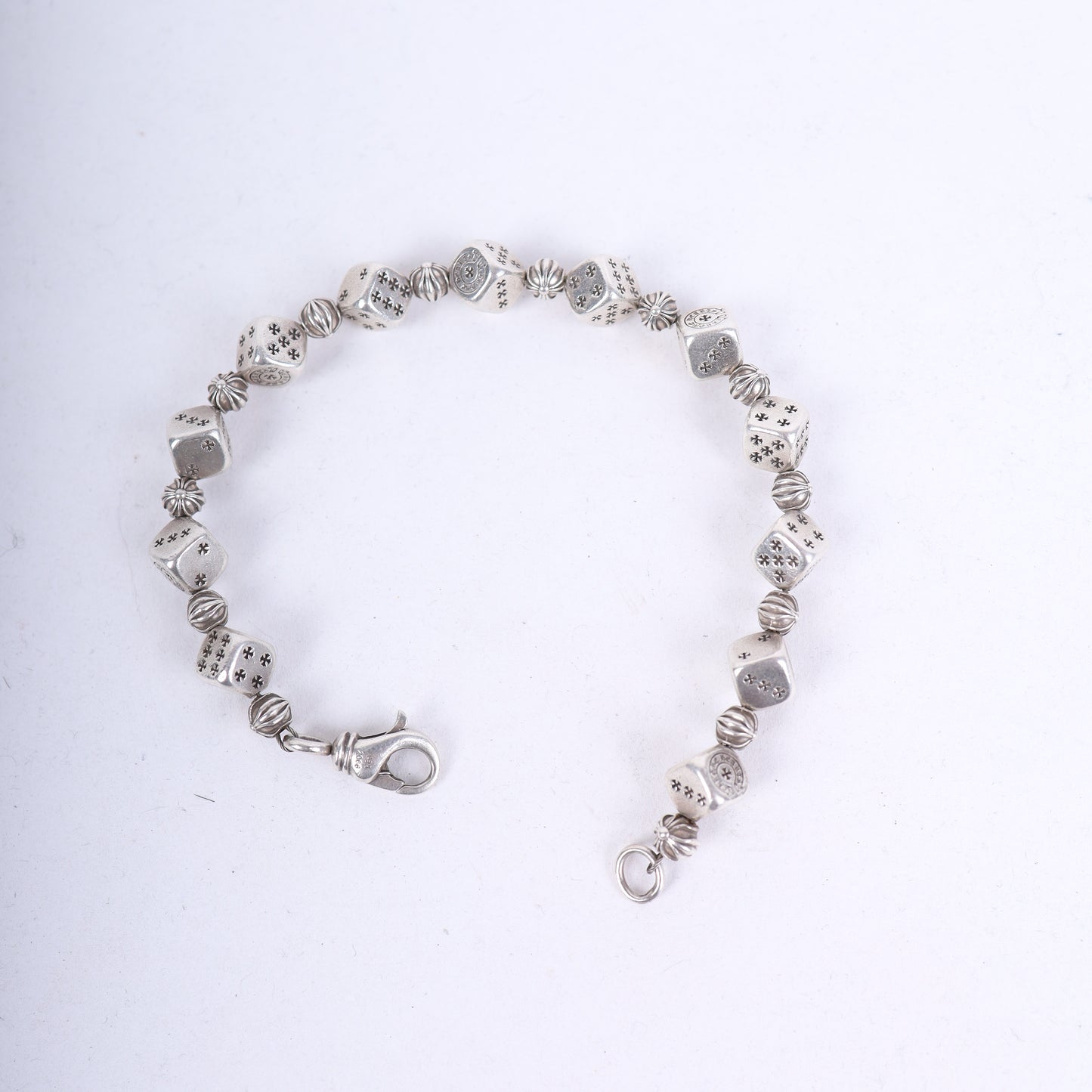 CHROME HEARTS DICE BRACELET 12 LINK