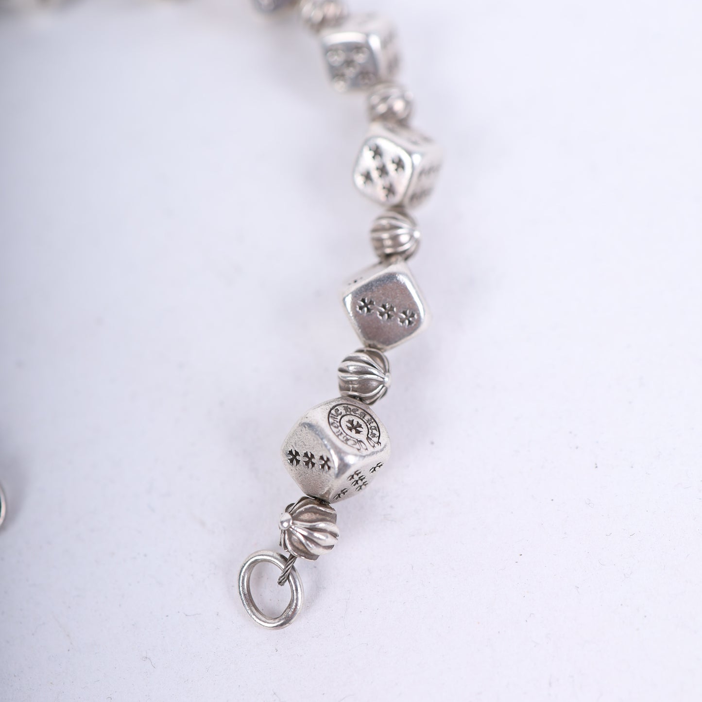 CHROME HEARTS DICE BRACELET 12 LINK