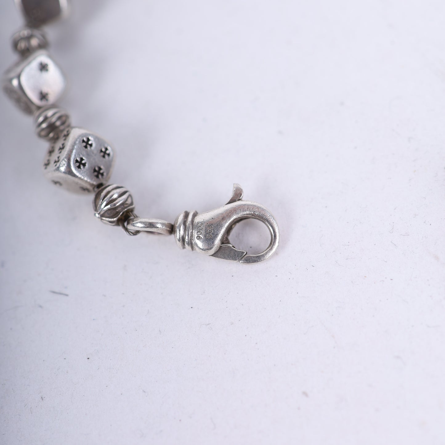 CHROME HEARTS DICE BRACELET 12 LINK