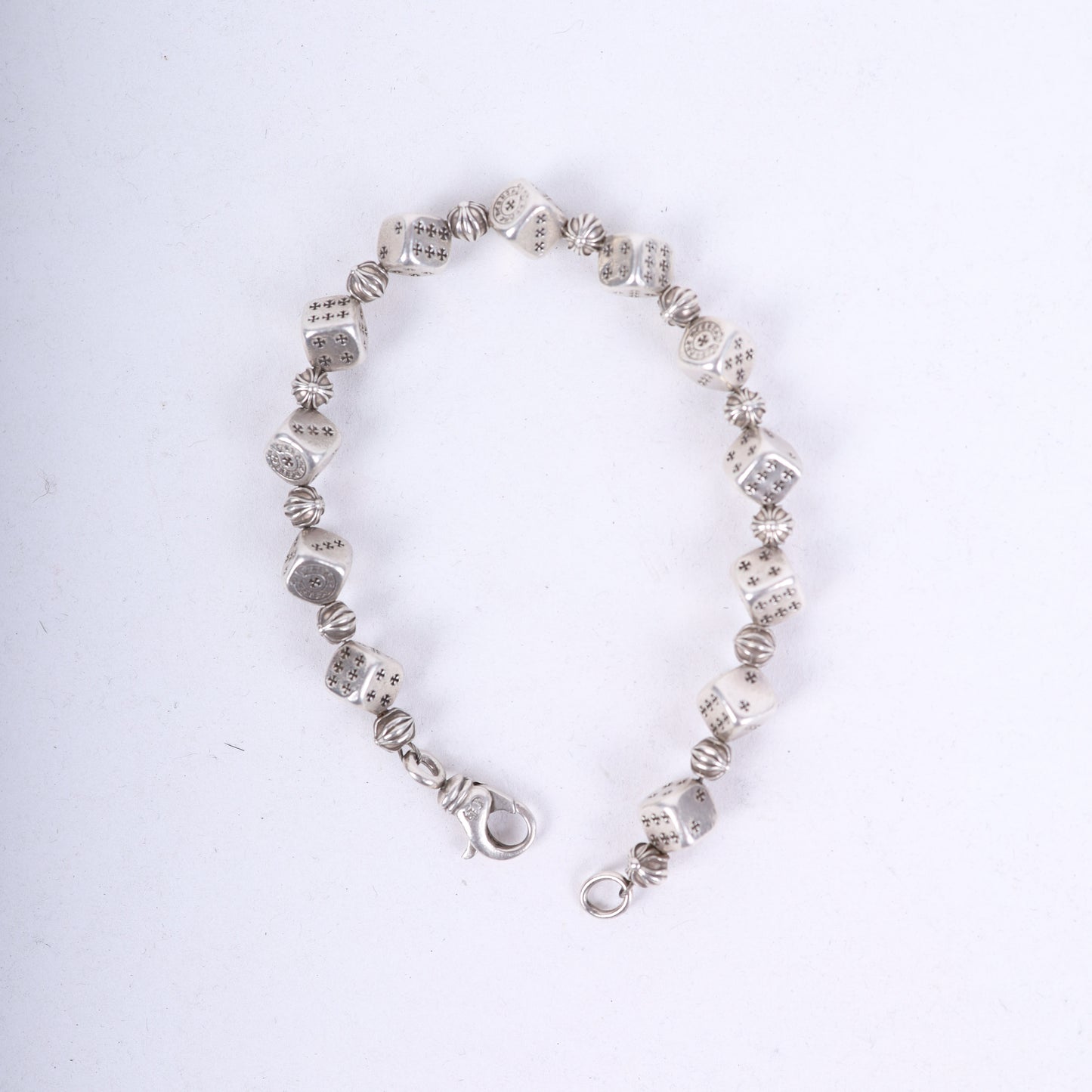 CHROME HEARTS DICE BRACELET 12 LINK