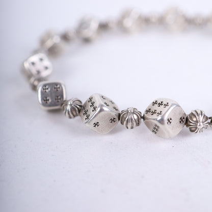 CHROME HEARTS DICE BRACELET 12 LINK