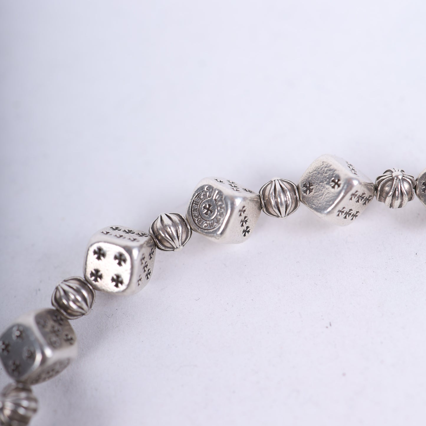 CHROME HEARTS DICE BRACELET 12 LINK