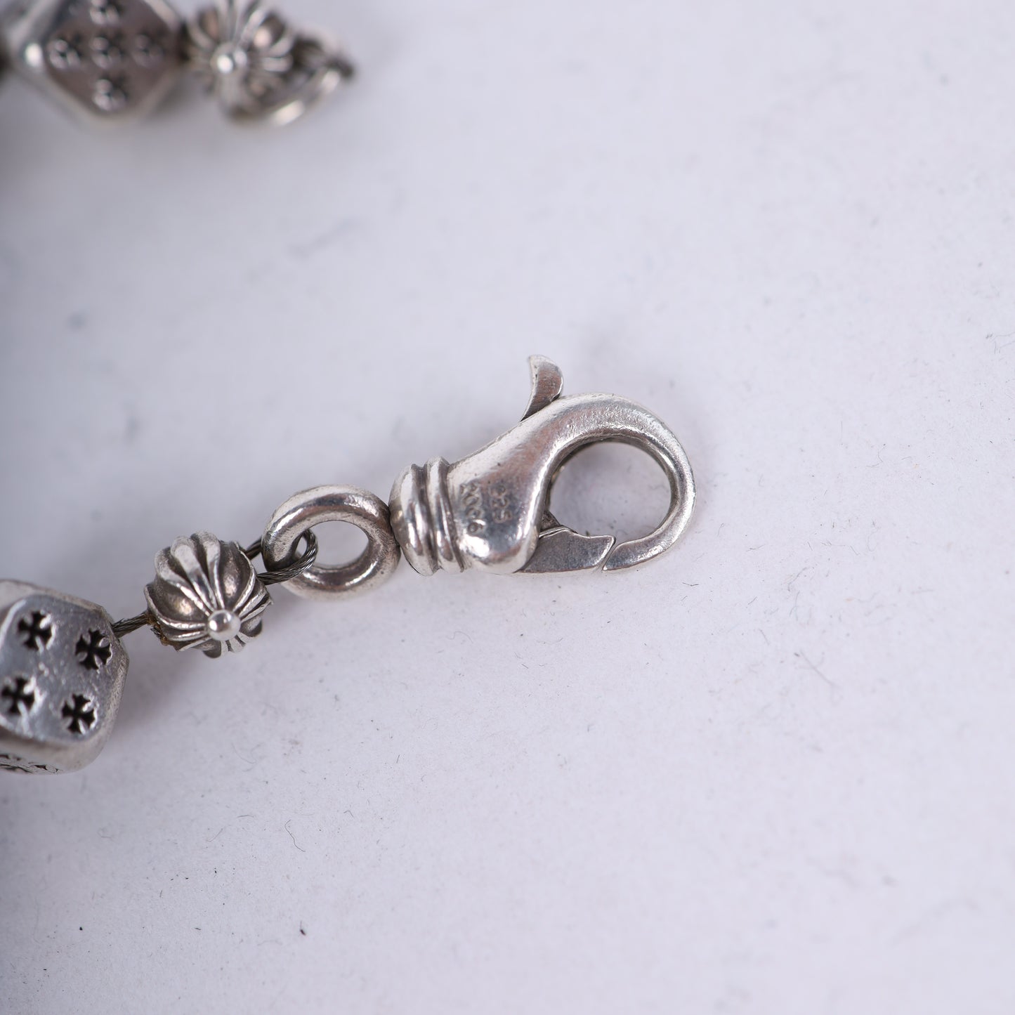 CHROME HEARTS DICE BRACELET 12 LINK