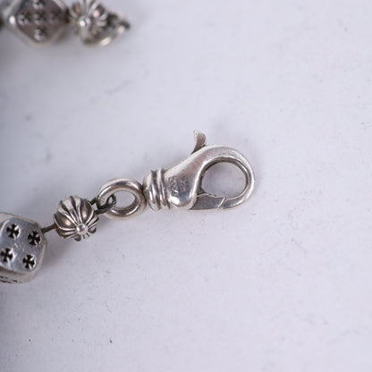 CHROME HEARTS DICE BRACELET 12 LINK