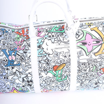 LV MONOGRAM COMICS KEEPALL BANDOULIERE 50 MULTICOLOR