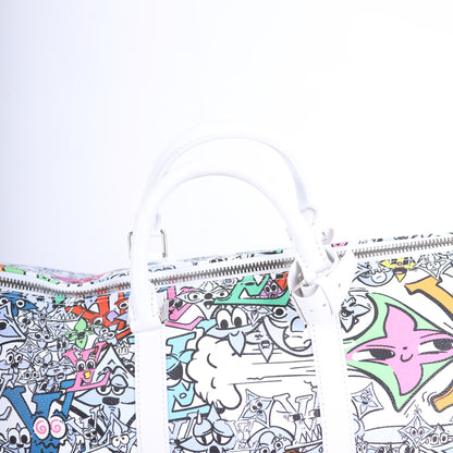 LV MONOGRAM COMICS KEEPALL BANDOULIERE 50 MULTICOLOR