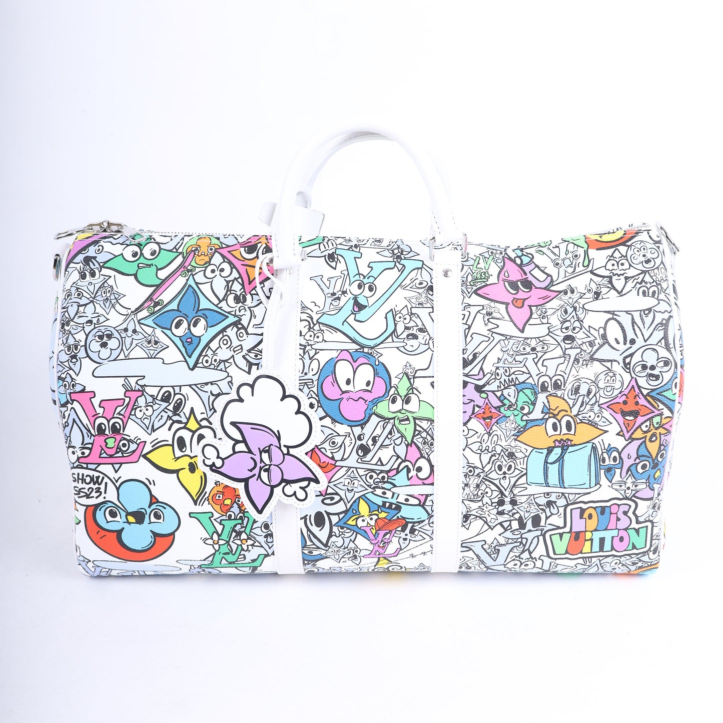 LV MONOGRAM COMICS KEEPALL BANDOULIERE 50 MULTICOLOR